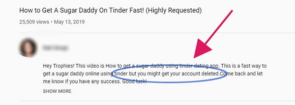 Sugar baby profile examples to use